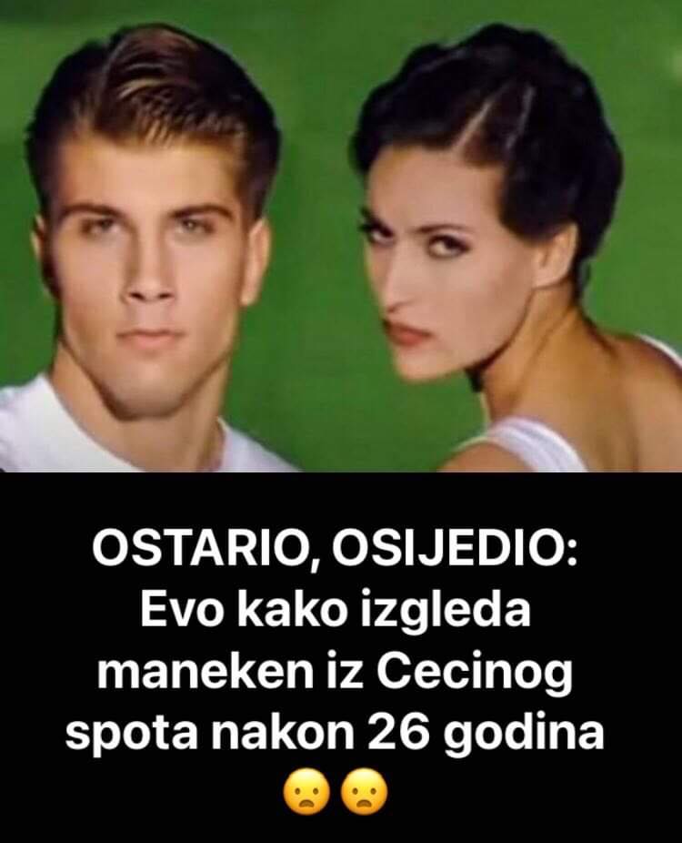 ŽENE SU LUDILE ZA NJIM! Čuveni maneken se prije 26. godina pojavio u Cecinom spotu, a evo kako danas IZGLEDA