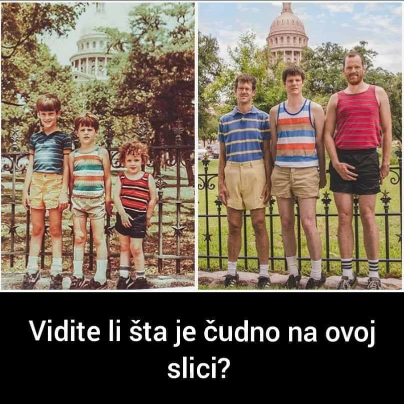 30 GODINA POSLIJE DOŠLI SU NA ISTO MJESTO I USLIKALI SE: Ali nešto na slici nije uredu, VIDITE LI ŠTA?