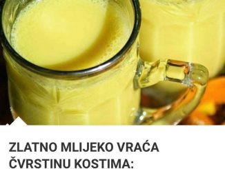 ZLATNO MLIJEKO VRAĆA ČVRSTINU KOSTIMA: PODMLADITE KIČMU I ZGLOBOVE ZA MJESEC DANA!