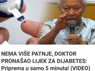 NEMA VIŠE PATNJE, DOKTOR PRONAŠAO LIJEK ZA DIJABETES:  Priprema u samo 5 minuta!