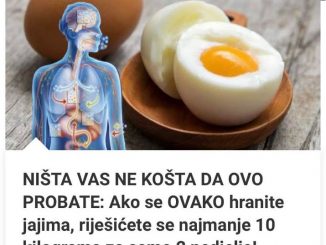 NIŠTA VAS NE KOŠTA DA OVO PROBATE:  Ako se OVAKO hranite jajima, riješićete se najmanje 10 kilograma za samo 2 nedjelje!