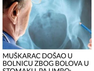 MUŠKARAC DOŠAO U BOLNICU ZBOG BOLOVA U STOMAKU, PA UMRO:  Doktore je šokiralo zbog čega