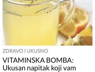 VITAMINSKA BOMBA:  Ukusan napitak koji vam vraća energiju, a za minut je gotov