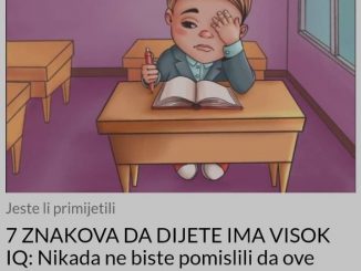 7 ZNAKOVA DA DIJETE IMA VISOK IQ:  Nikada ne biste pomislili da ove stvari ukazuju na to da odgajate malog genijalca