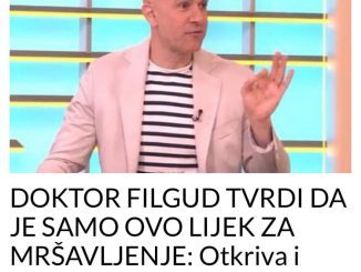 DOKTOR FILGUD TVRDI DA JE SAMO OVO LIJEK ZA MRŠAVLJENJE:  Otkriva i štetnosti popularnih dijeta, a jedna je posebno opasna