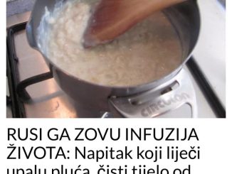 RUSI GA ZOVU INFUZIJA ŽIVOTA:  Napitak koji liječi upalu pluća, čisti tijelo od toksina i sluzi