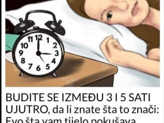 BUDITE SE IZMEĐU 3 I 5 SATI UJUTRO, da li znate šta to znači: Evo šta vam tijelo pokušava reći!