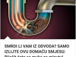 SMRDI LI VAM IZ ODVODA? SAMO IZLIJTE OVU DOMAĆU SMJESU:  Riješit ćete se muke za minutu