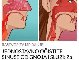 JEDNOSTAVNO OČISTITE SINUSE OD GNOJA I SLUZI:  Za 10 dana ćete disati punim plućima! (