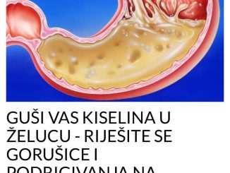 GUŠI VAS KISELINA U ŽELUCU – RIJEŠITE SE GORUŠICE I PODRIGIVANJA NA PRIRODAN NAČIN:  Treba vam samo 1 namirnica