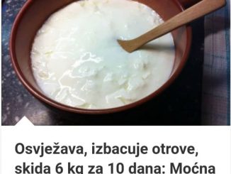 Osvježava, izbacuje otrove, skida 6 kg za 10 dana