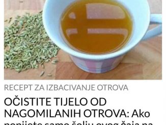 OČISTITE TIJELO OD NAGOMILANIH OTROVA:  Ako popijete samo šolju ovog čaja na dan, vaša jetra, crijeva i krv će se preporoditi