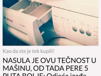 NASULA JE OVU TEČNOST U MAŠINU, OD TADA PERE 5 PUTA BOLJE: Odjeća izađe kao nova, rezultat će vas oduševiti