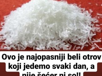 Ovo je najopasniji beli otrov koji jedemo svaki dan, a nije šećer ni so!