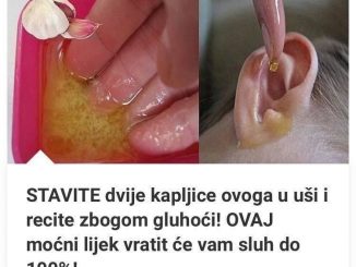 STAVITE dvije kapljice ovoga u uši i recite zbogom gluhoći!  OVAJ moćni lijek vratit će vam sluh do 100%!