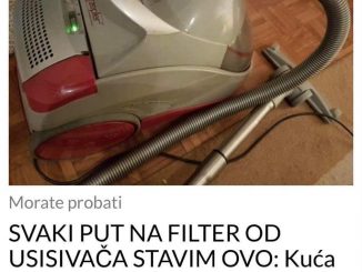 SVAKI PUT NA FILTER OD USISIVAČA STAVIM OVO:  Kuća mi miriše predivno – OVAJ TRIK ĆE VAS ODUŠEVIT