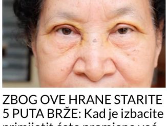 ZBOG OVE HRANE STARITE 5 PUTA BRŽE:  Kad je izbacite primijetit ćete promjene već nakon