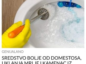 SREDSTVO BOLJE OD DOMESTOSA, UKLANJA MRLJE I KAMENAC IZ KUPATILA: Recept za domaći rastvor