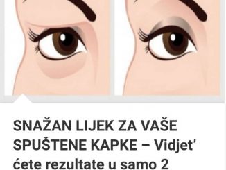 SNAŽAN LIJEK ZA VAŠE SPUŠTENE KAPKE – Vidjet’ ćete rezultate u samo 2 minute!