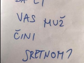 Jednu ženu su pitali: “Da li vas muž čini sretnom?”