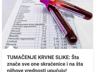 TUMAČENJE KRVNE SLIKE: Šta znače sve one